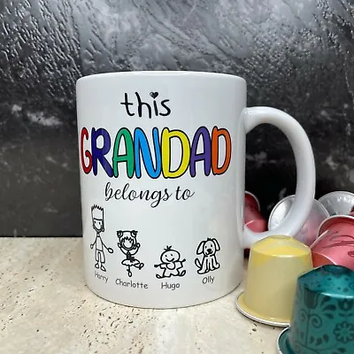Ceramic Mug Personalised Birthday Gift - Custom Mug For Dad Grandad Poppy  • $25