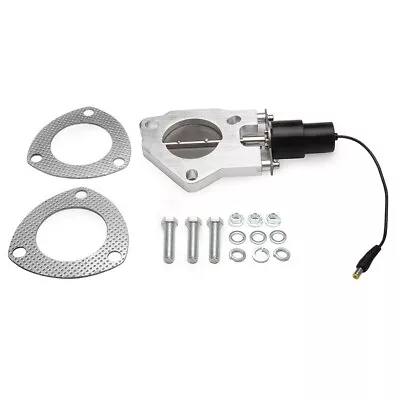 3'' Electric Exhaust Cutout Valve Control Motor Cut Out With Manual Switch Kit • $42.83