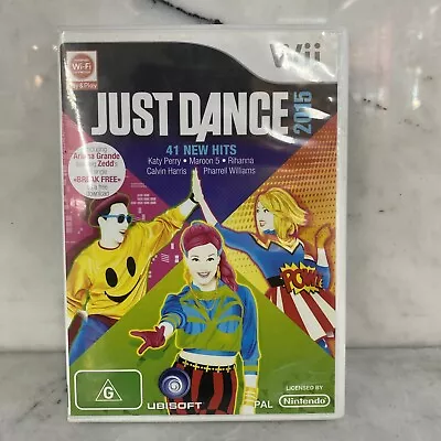 Just Dance Party 2015 - Nintendo Wii - Complete With Manual - FREE POST • $14.88