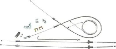 1967-74 Mopar A-Body; Park Brake Cable Set; With Intermediate Cable; OE Steel • $155.99