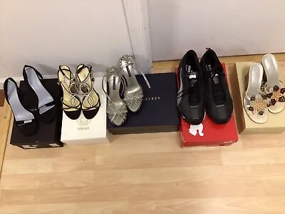 $2500+ LOT Of Shoes VERSACE 38) FENDISSIME (39) ARMANI (38) R. LAUREN (8) PUMA • $199.99