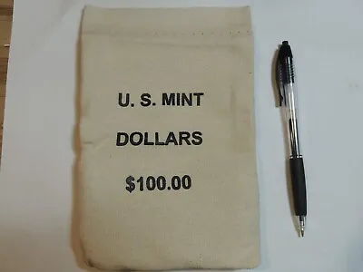 Qty Of 10 U.S. MINT Coin Bags - $100 DOLLARS - BAG ONLY NO COINS - Empty Bag • $32.95