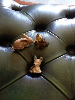 £1.50 • Buy Wade Whimsies X 3 Rabbits Dog And Fawn