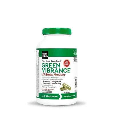 $42.40 • Buy Vibrant Health Green Vibrance Capsules 240 VegCap