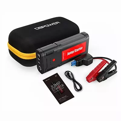 DBPOWER Battery Charger Jump Starter 2500A Peak Portable Battery Pack Jumper Box • $78.49