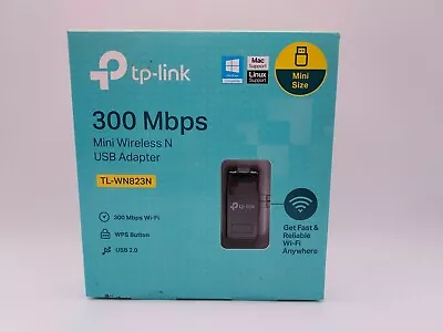 TP-Link TL-WN823N N300Mbps Mini USB Wireless WiFi Network Adapter For PC • $12.99