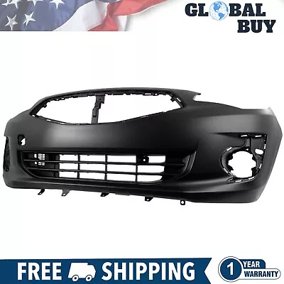 New Front Bumper Cover Primed With Grille For 2017-2020 Mitsubishi Mirage G4 • $224.60