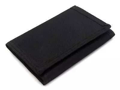 RFID Wallet Camouflage Nylon Trifold Wallets For MenMini Black • $8.50