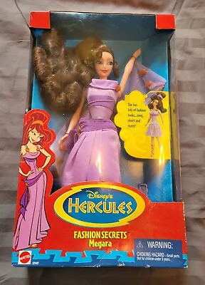 Mattel 1996 Disney's HERCULES FASHION SECRETS MEGARA Meg Barbie Doll #17149 NEW • $38.47