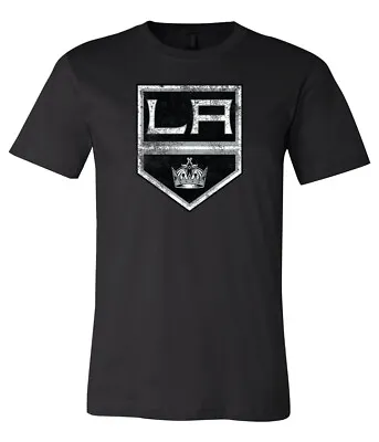 Los Angeles Kings Distressed Logo Shirt S-6XL Tracking!! • $9.99