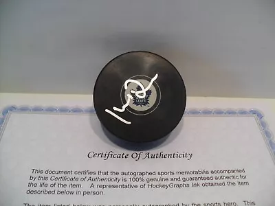 Kyle Dubas Autographed Signed Toronto Maple Leafs Puck COA - CLEARANCE PRICE!! • $16.99