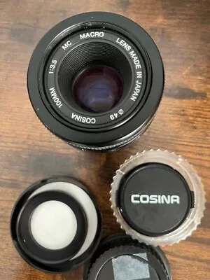 Cosina 100mm  F3.5 Macro Autofocus  Canon EF Fit Lens With Adaptor / Magnifier • £85