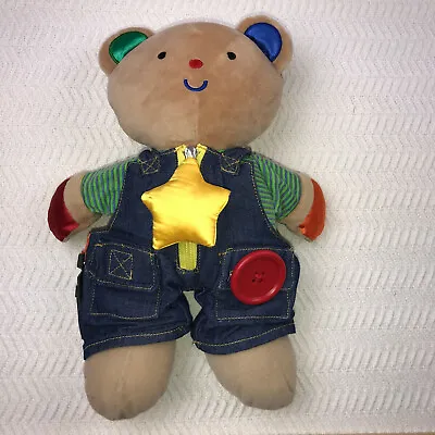 Melissa And Doug Dress Me Teddy Bear 13  Plush Stuffed Animal Developmental Toy • $7.49