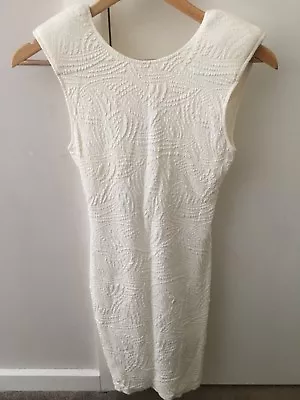 White Backstage Backless Dress XXS • $5