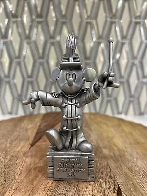 1993 Disneyana Convention Mickey Band Leader Pewter LE Figure Disney Disneyland • $45.99