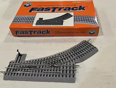 Lionel #6-12017 FasTrack O36 Manual Left Hand Switch / Turnout • $30