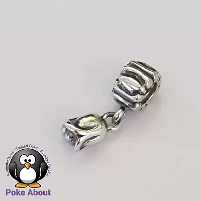 Authentic Pandora Tulip Flower Dangle Pendant Silver Charm 790230 Retired • $35