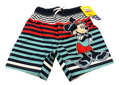 NEW Mickey Mouse Disney Boys Swim Trunks Size 3T NWT FREE Shipping • $9.09