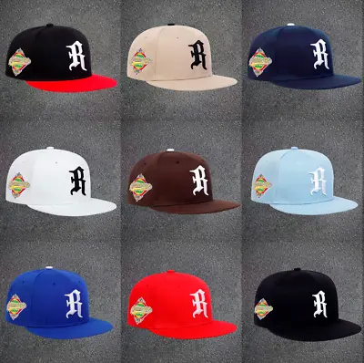 New 2023  Letter R Snapback Baseball Cap Hat Adjustable Cali Era Hip Hop Flat • $11.99