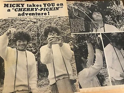 Micky Dolenz The Monkees Two Page Vintage Clipping • $1.99