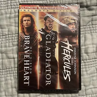 Ultimate Warrior Collection: DVD Braveheart  Gladiator Hercules: Triple Pack New • $8.05