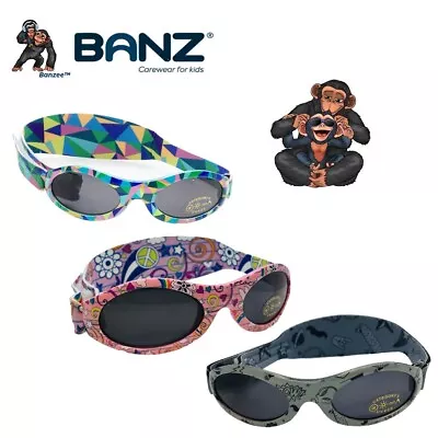 Bubzee Baby Banz Child Sunglasses 0-2 Years Adjustable 100% UV Rays Protection  • £14.99