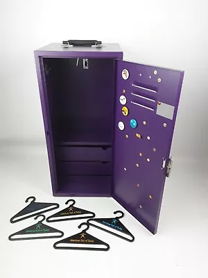 Vintage American Girl School Locker Metal Purple Locker 308 1990s • $49.99