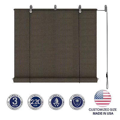 Roll Up Shade Roller Shade Light Filtering Curtain Patio Porch Pergola Office • $56.99