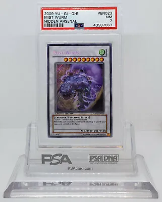 Yugioh 1st Edition Ha01-en023 Mist Wurm Secret Rare Holo Foil Psa 7 Nm #* • $60