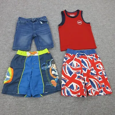 Boys Summer Clothing Bundle UK 5-6 Years Swim Shorts Jean Shorts Vest Holiday • £9.99