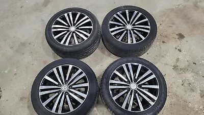 VW Passat B7 Diamond Cut Alloy Wheels 7.5J X17  With Good Tyres 235/45 R17 • $378.89