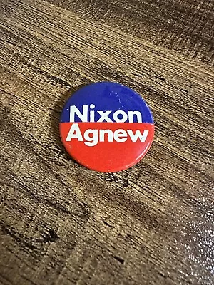 1968 Richard Nixon Agnew Presidential Election Pinback Campaign Button VINTAGE • $4.95