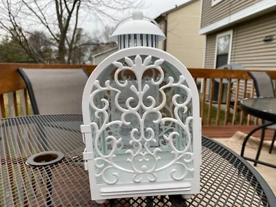 $29.99 • Buy IKEA Gottgora Lantern For Candle In Metal Cup Indoor Outdoor White 103.414.71