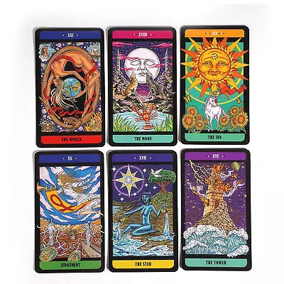 Party Card Game Fortune Telling Board Game Oracle Card Tarot Deck 78pcs   • £7.39