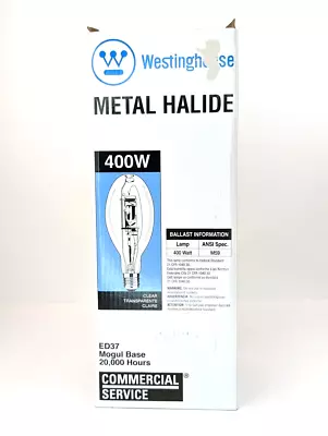 Westinghouse 400W Metal Halide Light Bulb Grow Lamp #37024 Mogul Base ED37 Clear • $21.56