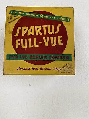 $55 • Buy Vintage Spartus Full-Vue Box Camera 120 Film Top View Chicago Made In USA W Box