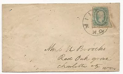 CSA Scott #12 Tied On Cover By Black Milton NC CDS To Virgnia • $124.99