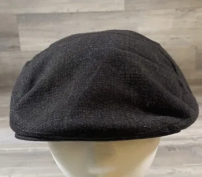 Vintage Totes Newsboy Hat Cap “Rain Rolls Right Off”  Tweed Wool Blend Size XL • $18.50