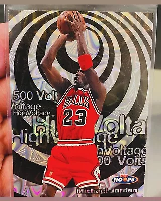 Michael Jordan 1997 Hoops High Voltage 500 #018/500 • $2025