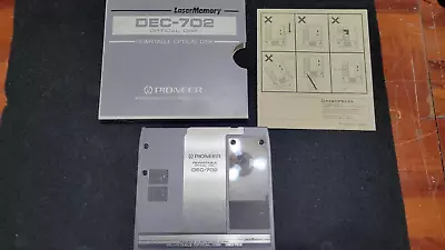 Used Pioneer DEC-702 650MB Rewritable RW MO Optical Disk Vintage • $33.33