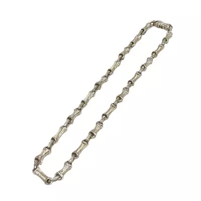 Tiffany Co. Bamboo 925 Necklace Men'S Women'S 16364 • $2046.71