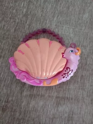 Polly Pocket Doll Sea Shell Purse Toy Set Pink Purple Vintage Ocean Seashell • $11