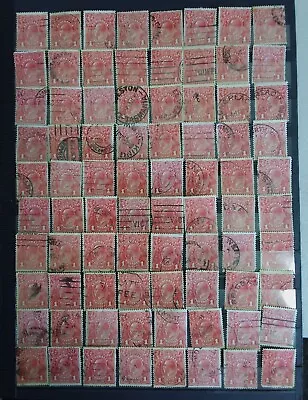 Australian Stamps KGV 1d Red Single Watermark - 80 Seconds #2 • $4.80