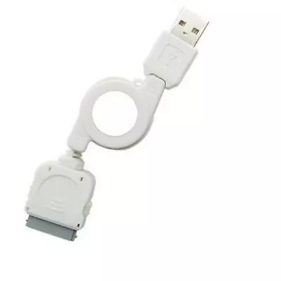 For IPhone IPad IPod Classic Retractable Old Type USB Charger Data Cable Lead • £3.19