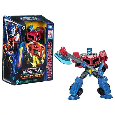 Transformers Legacy United Voyager Class Animated Universe Optimus Prime Figure • $36.50