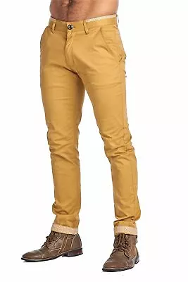 Vip Collection Men's Pants Khaki Chino Pants Slim Fit Dressy Casual Jean Msrp89 • $44.99