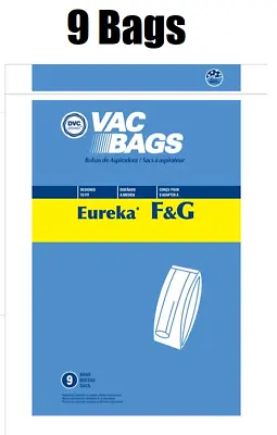 (9) F&G Upright Vacuum Bags For Eureka Sanitiare Commercial Quality By DVC • $11.99