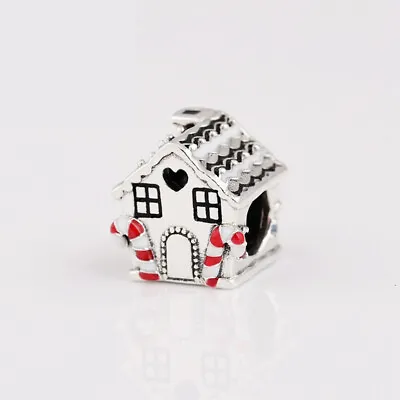 Pandora Charm Sterling Silver ALE S925 Christmas Gingerbread House • £24