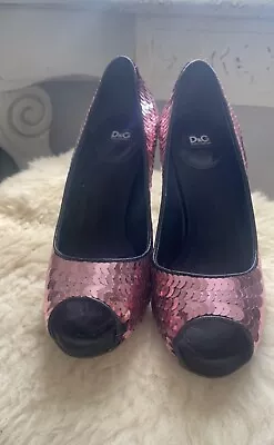 £60 • Buy Dolce And Gabbana Sequin Shoes