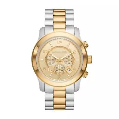 Michael Kors Runway Chronograph Two-Tone Stainless Steel Watch • £269